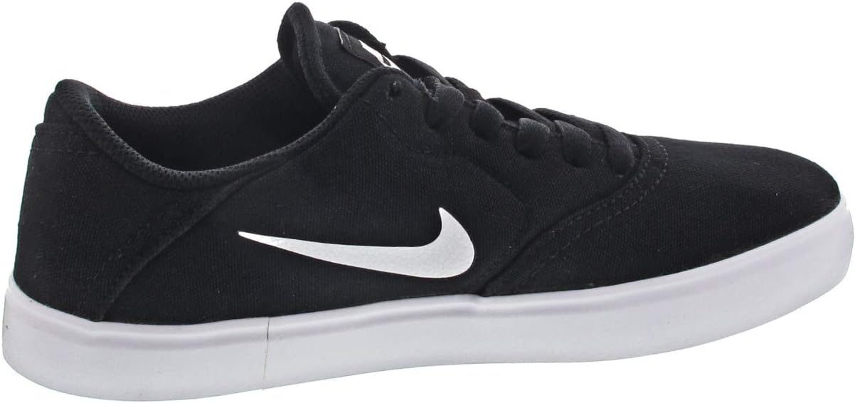 Детские скейтбордистские кроссовки Nike SB Check CNVS (GS), черно-белый — фото 3