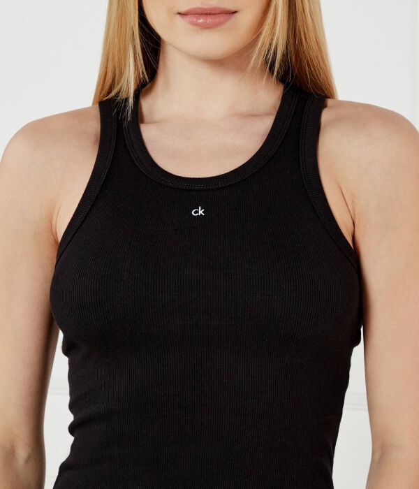 Футболки Slim fit Calvin Klein, черный — фото 4