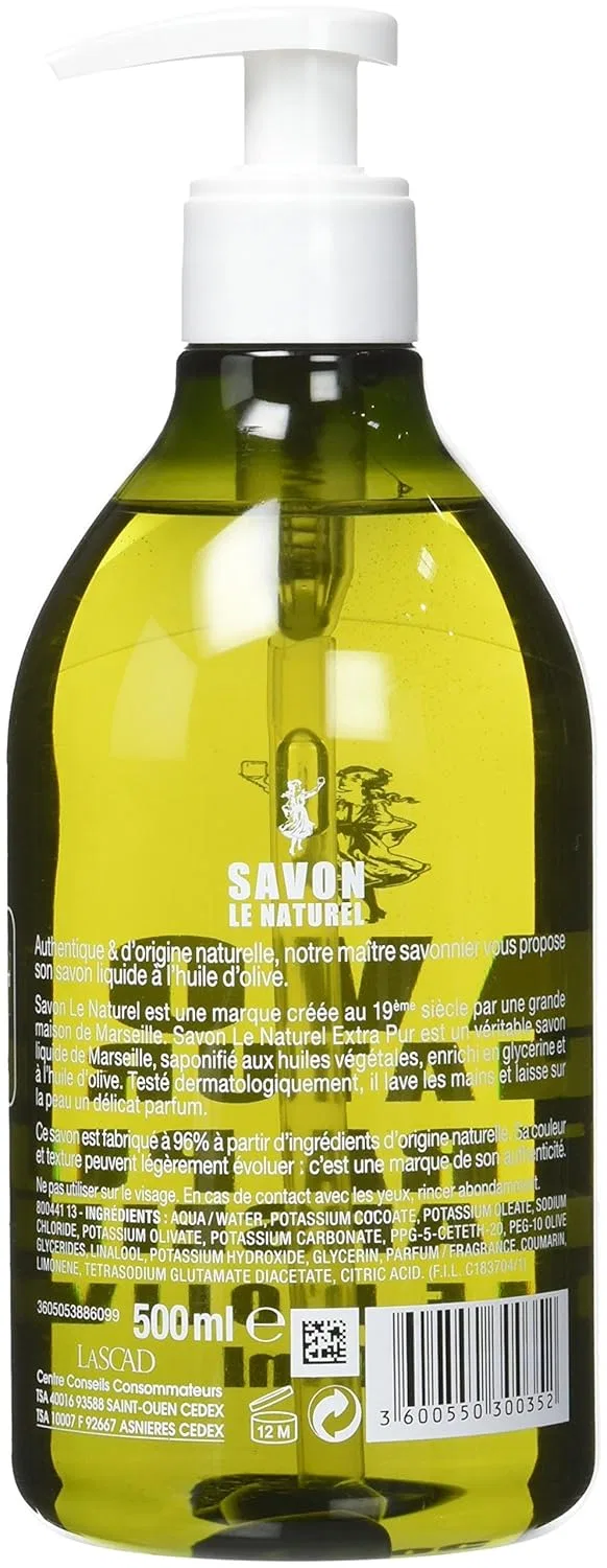 Жидкое мыло Extra Pure Marseille с оливковым маслом от Savon Le Naturel Savon Le Naturel