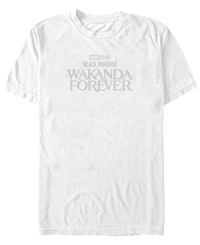

Мужская футболка Wakanda Forever Clear с коротким рукавом Fifth Sun, белый