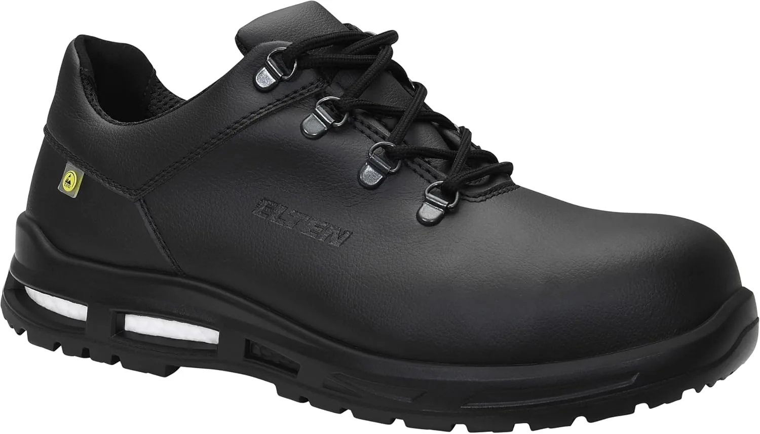 Защитные ботинки ELTEN Brandon XXTM Black Low ESD S3S, женские и мужские, текстильные, с композитным защитным носком (легче стального), легкие, классические, черный
