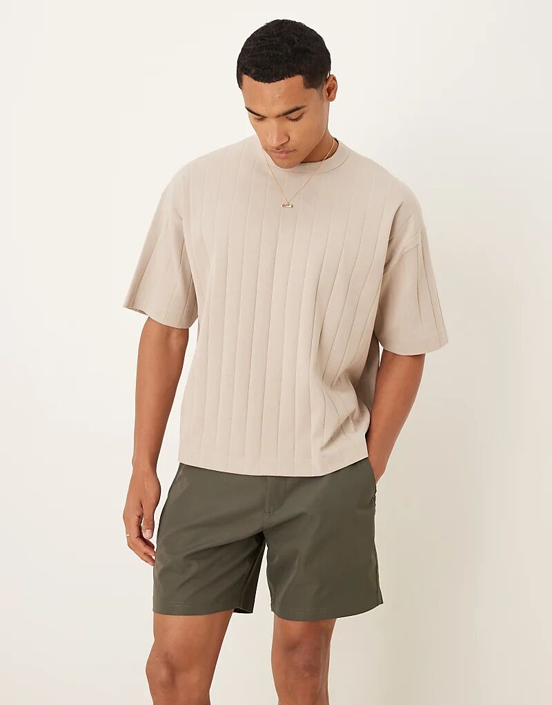 

Строгие шорты Abercrombie & Fitch 7 дюймов цвета хаки