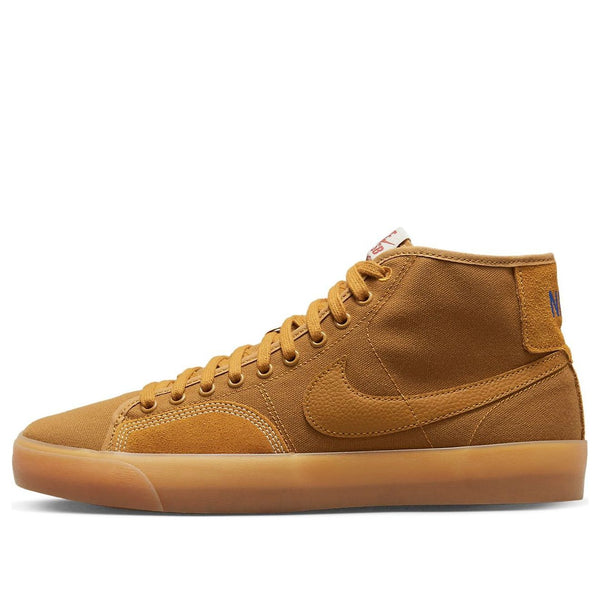 

Кроссовки blazer court mid premium sb 'desert ochre gum' Nike, мультиколор