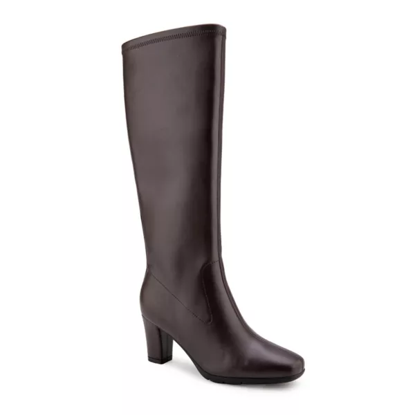 Чайные эластичные женские полусапожки Aerosoles, цвет java stretch pu