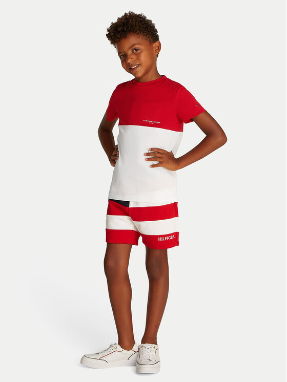 Футболка обычного кроя KB0KB09617 Tommy Hilfiger, красный — фото 2