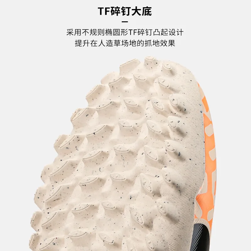 Бутсы для мини-футбола Zoom Mercurial Superfly 9 Academy TF GS 'United Pack' Nike, оранжевый — фото 4