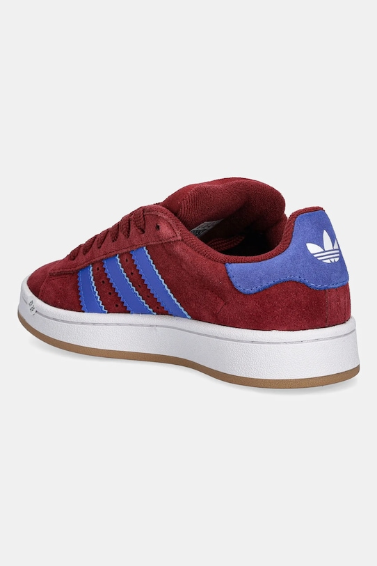 Детские замшевые кроссовки Campus 00s Adidas Originals, бордовый — фото 3