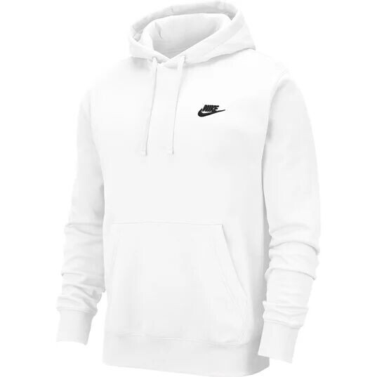 

Флисовая худи NSW Club Nike, цвет Weiß/Weiß/Schwarz