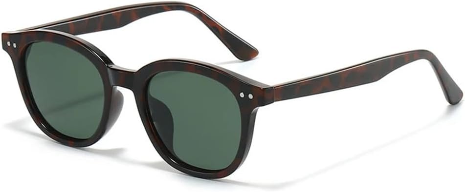 

Солнцезащитные очки UV400 с круглыми заклепками и градиентным покрытием, подходят для женщин и мужчин, для бега и занятий спортом на открытом воздухе UYPTK, Leopard Green