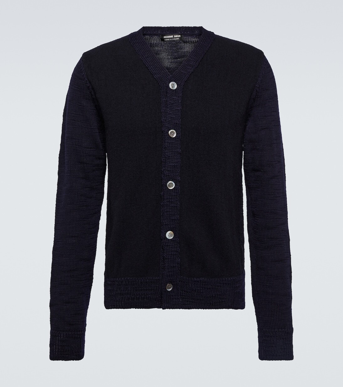 

Шерстяной кардиган Comme Des Garçons Homme Deux, синий