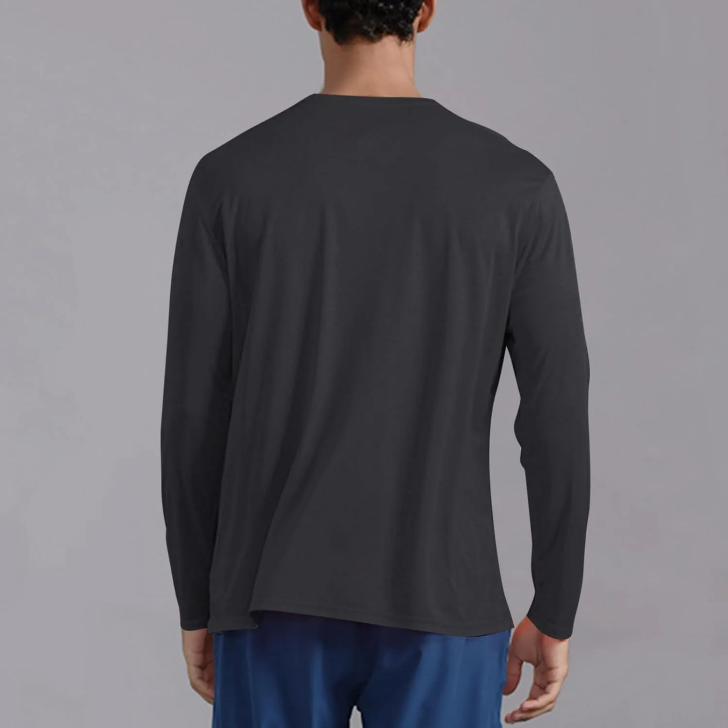 Мужская футболка с длинным рукавом для тренировок Casual Fashion — фото 3