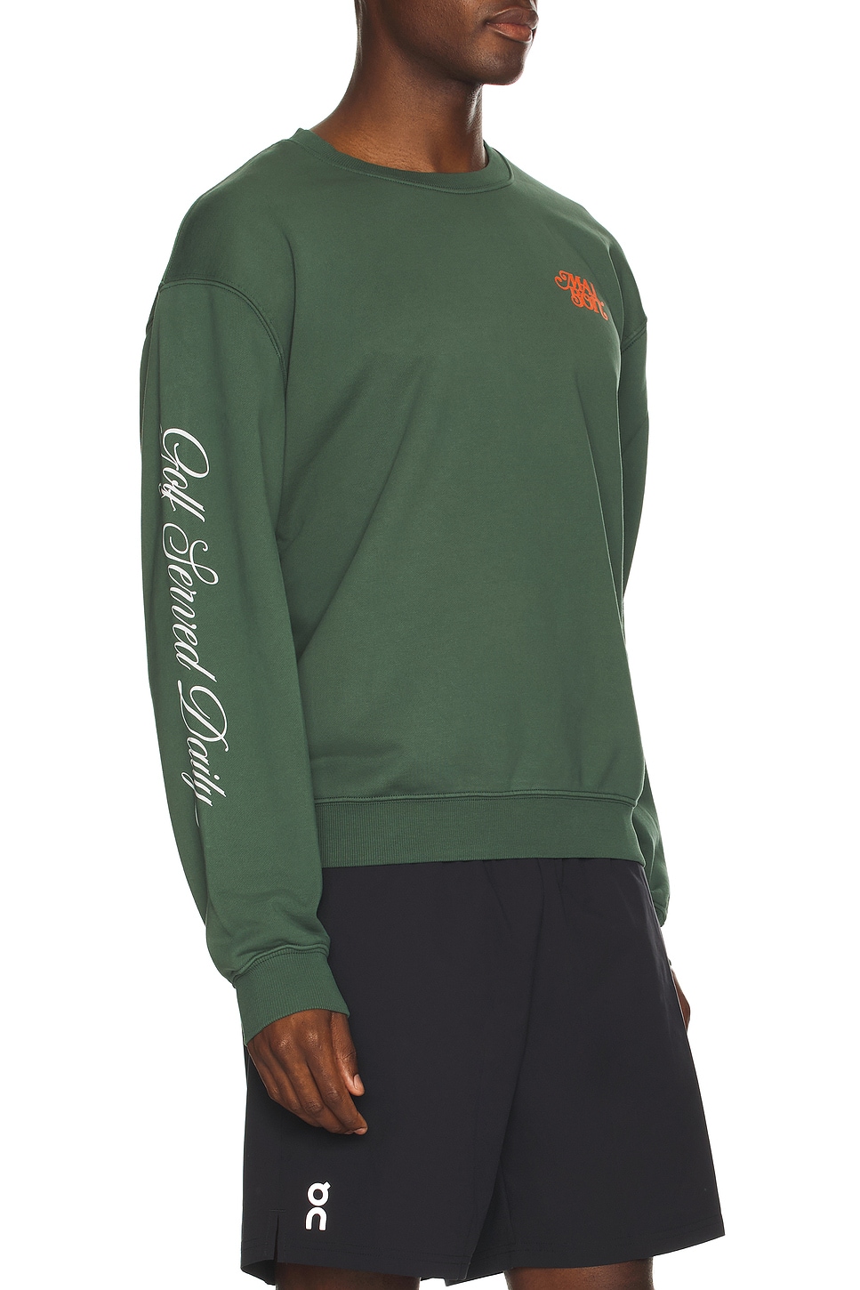 

Malbon Golf x REVOLVE Golf Served Daily Свитшот, Evergreen
