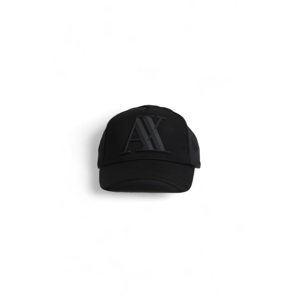 

Черные полиэстеровые шапка и кепка Armani Exchange