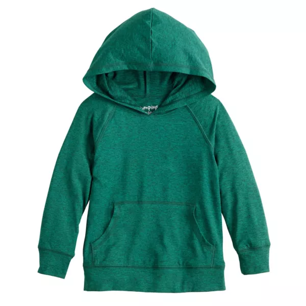 

Детская толстовка с капюшоном Performance Jumping Beans, цвет brazilian teal