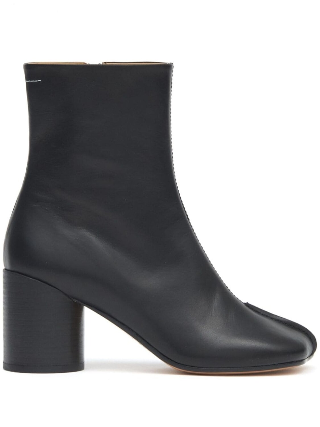 MM6 Maison Margiela ботинки с декоративной строчкой, черный