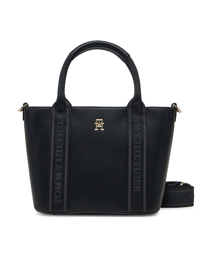 

Сумочка Th Logotape Mini Tote AW0AW17201 Tommy Hilfiger, черный
