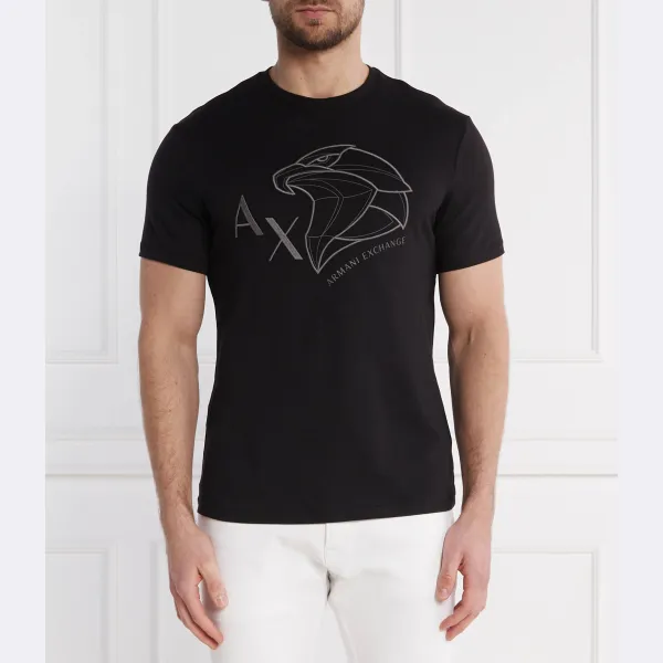 

Футболка стандартного кроя Armani Exchange, черный