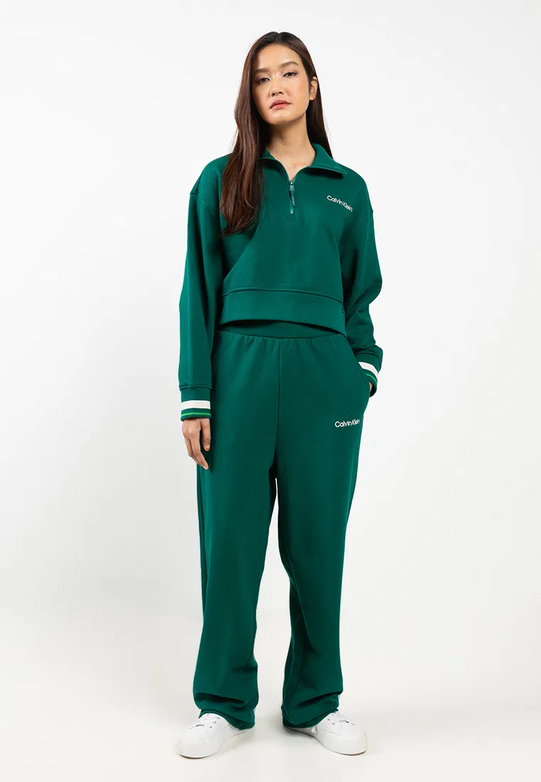Свитер с графикой, 1/4 молния, Calvin Klein Sport — фото 4