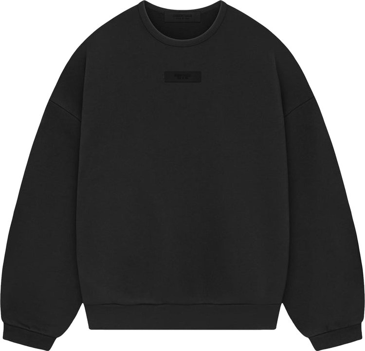 

Толстовка Fear of God Essentials Crewneck 'Jet Black', черный