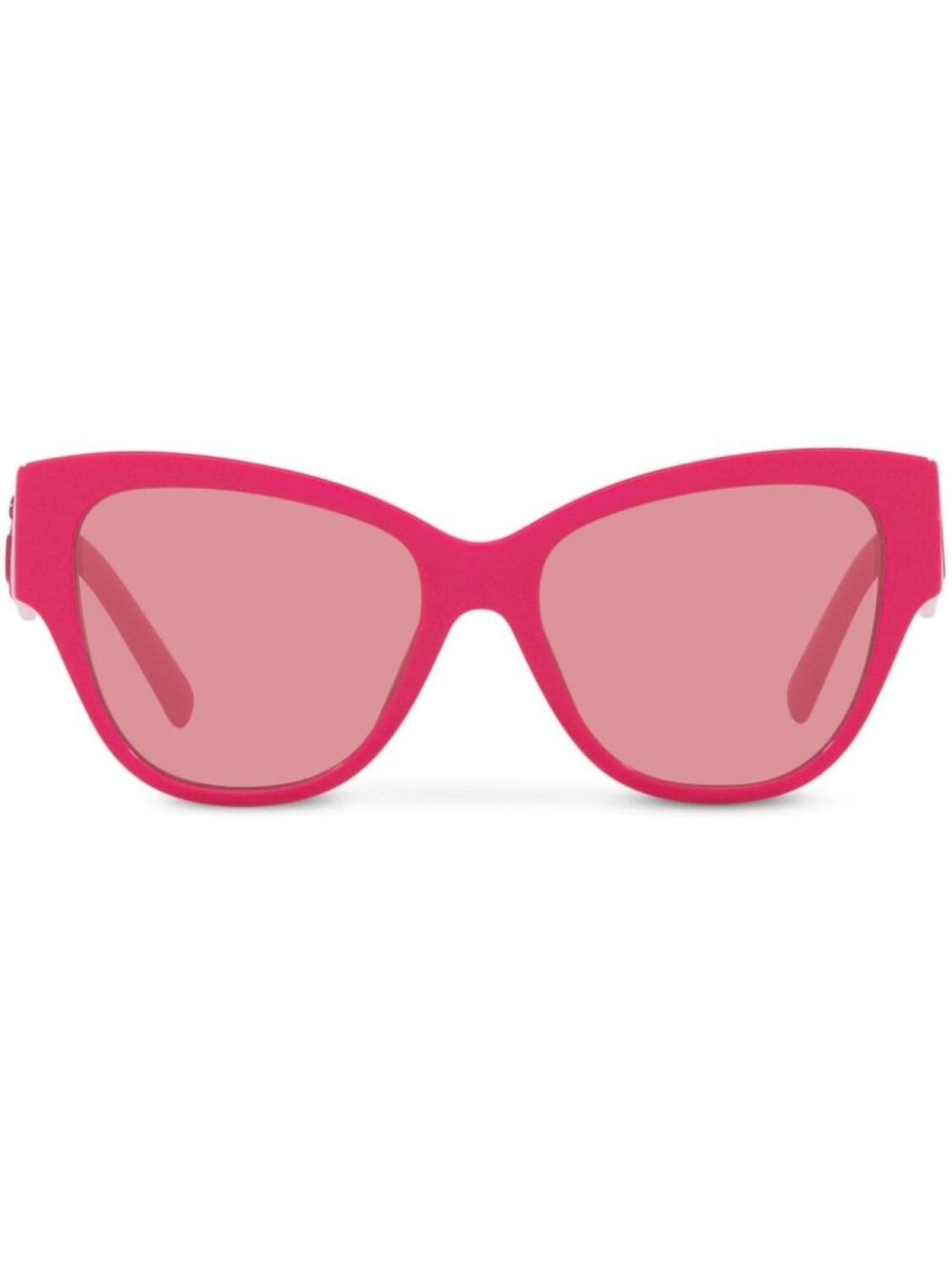 

Dolce & Gabbana Eyewear солнцезащитные очки с тисненым логотипом, розовый