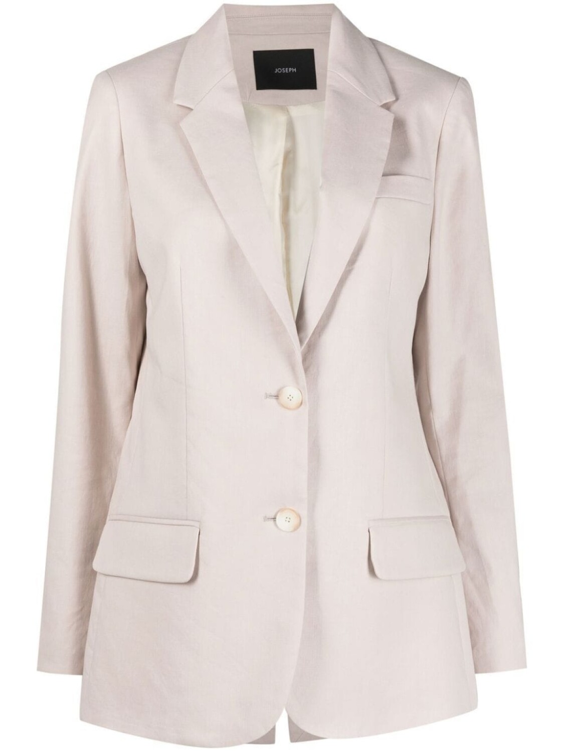

JOSEPH single-breasted button blazer, розовый