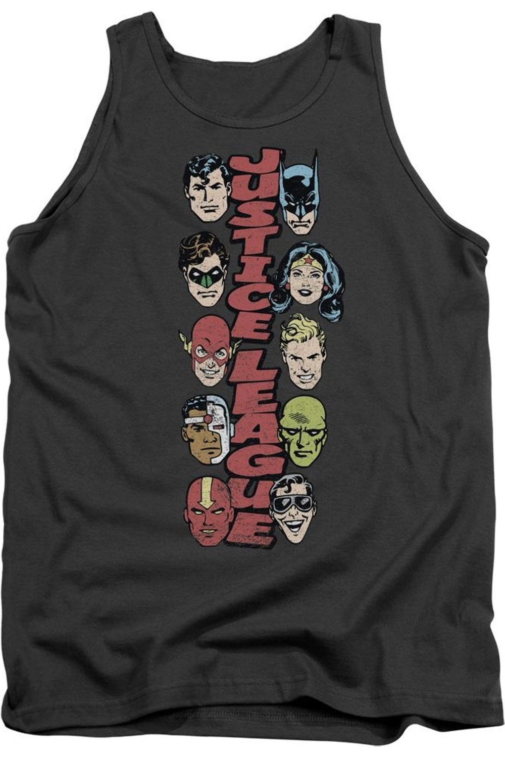 

Топ для взрослых DC Comics Stacked Justice Gildan, цвет charcoal