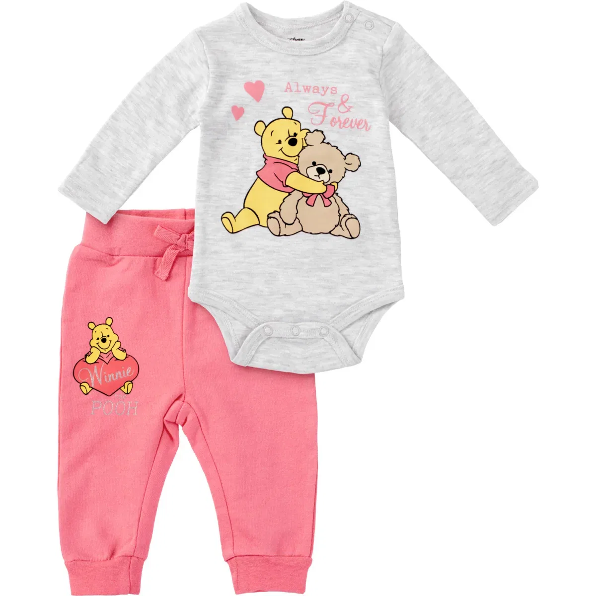 Боди-сет Winnie Pooh Disney, серый