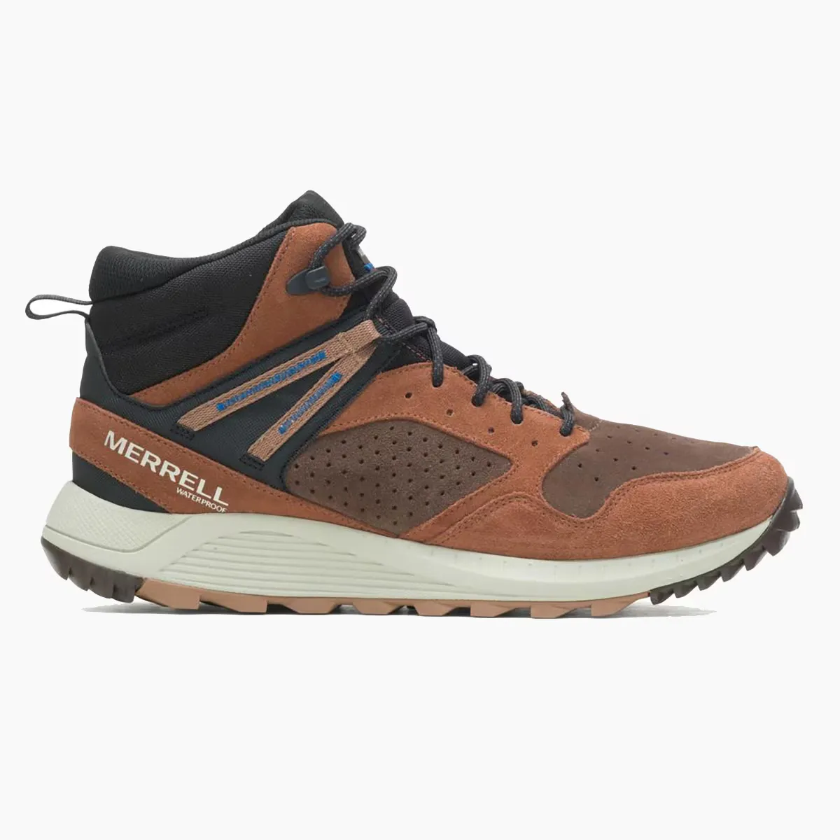 

Merrell Wildwood Sneaker Boot Mid WP Мужские походные ботинки, коричневый