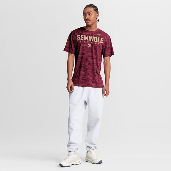 Мужская футболка garnet florida state seminoles dugout velocity dri-fit Nike — фото 4