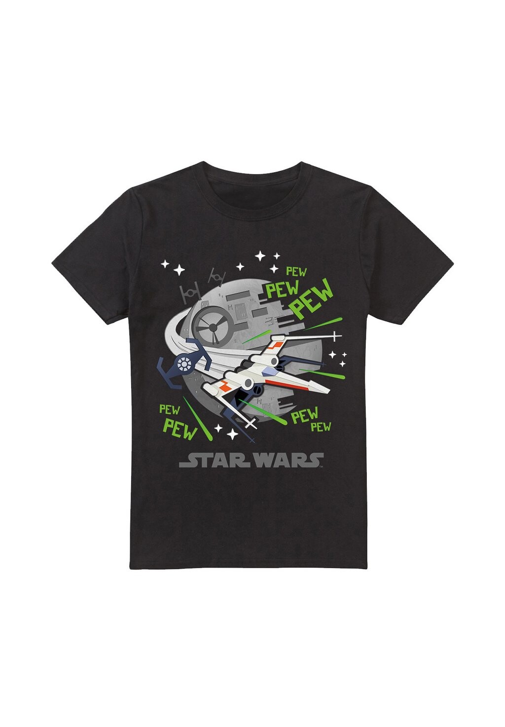 

Футболка с принтом PEW PEW XWING Star Wars, черный