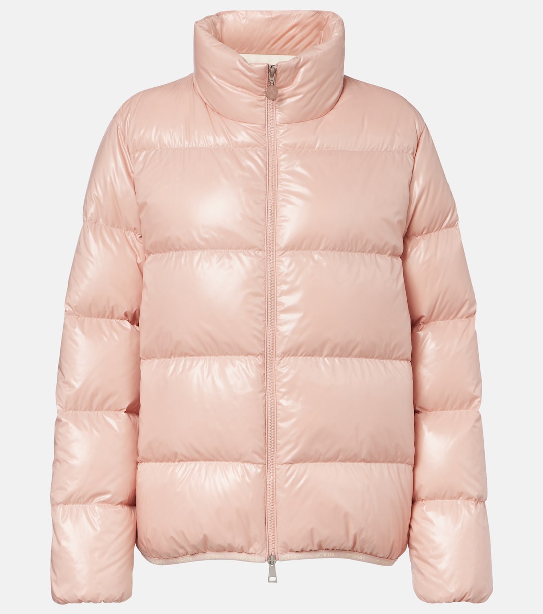 

Пуховик Abbadia Moncler, розовый
