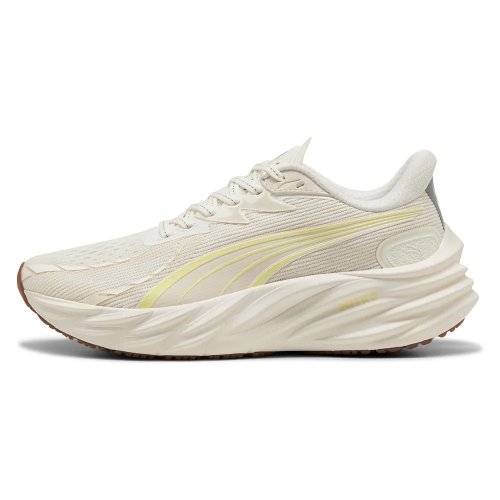 Беговые кроссовки Puma Velocity NITRO 4, бежевый — фото 4