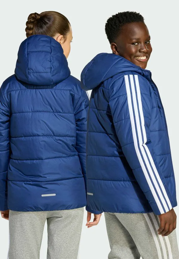 Детская зимняя куртка унисекс Adidas Performance, Dark Blue White — фото 2