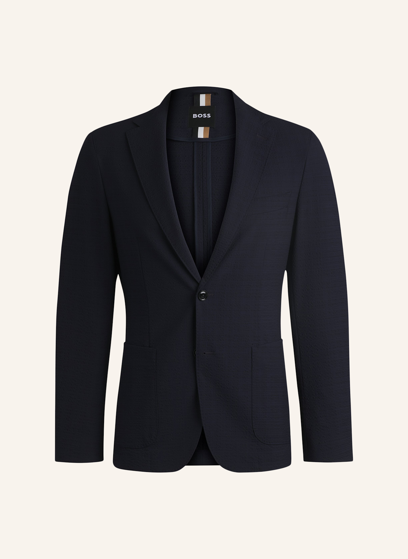 

Блейзер c-hanry-252 облегающий Boss, синий