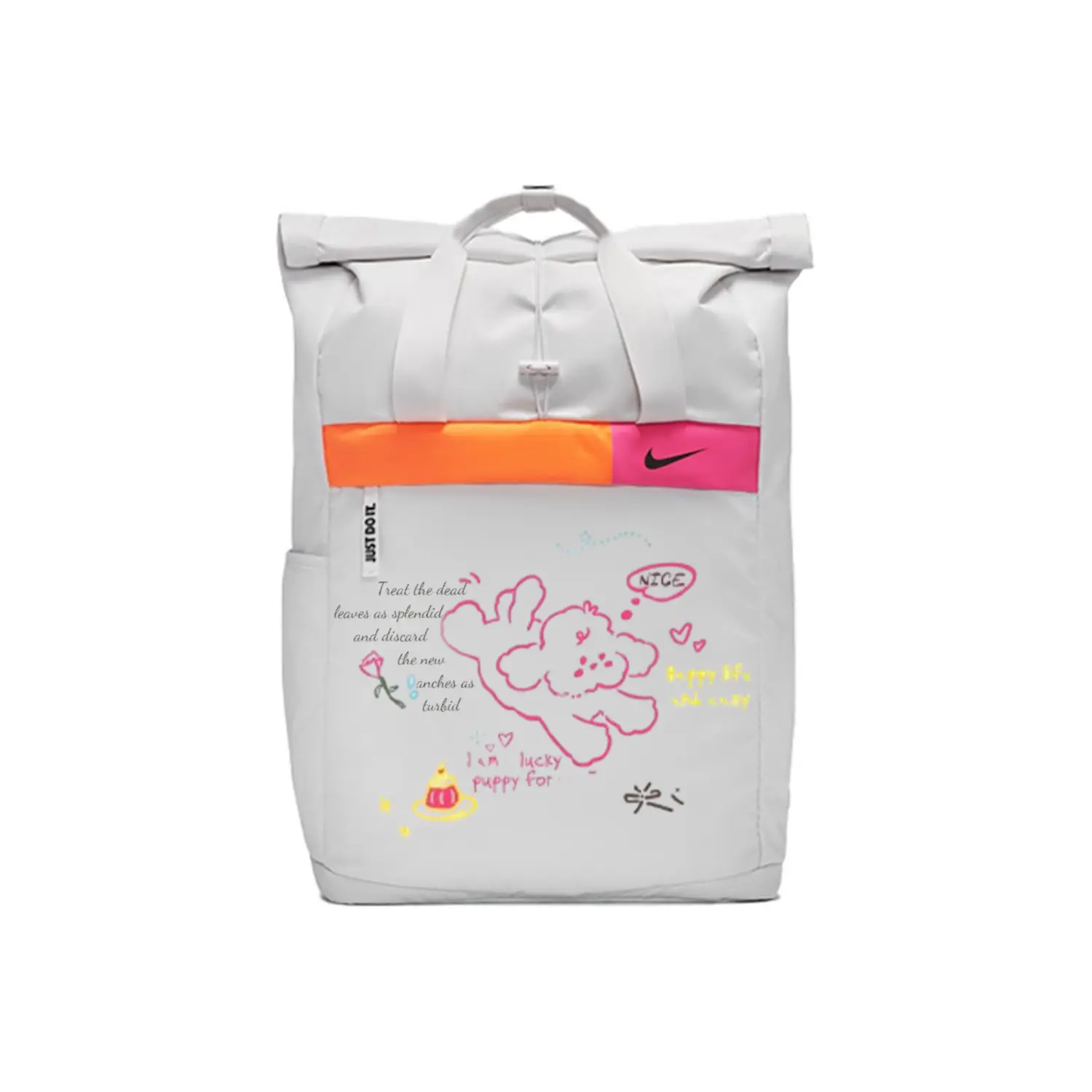 

Happiness Bunny, Рюкзак из янтарной ткани унисекс светло-серебристый серый Nike, Maple Rhythm