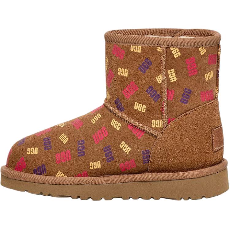 UGG Детские зимние ботинки Brown для детей 3-7 лет — фото 2