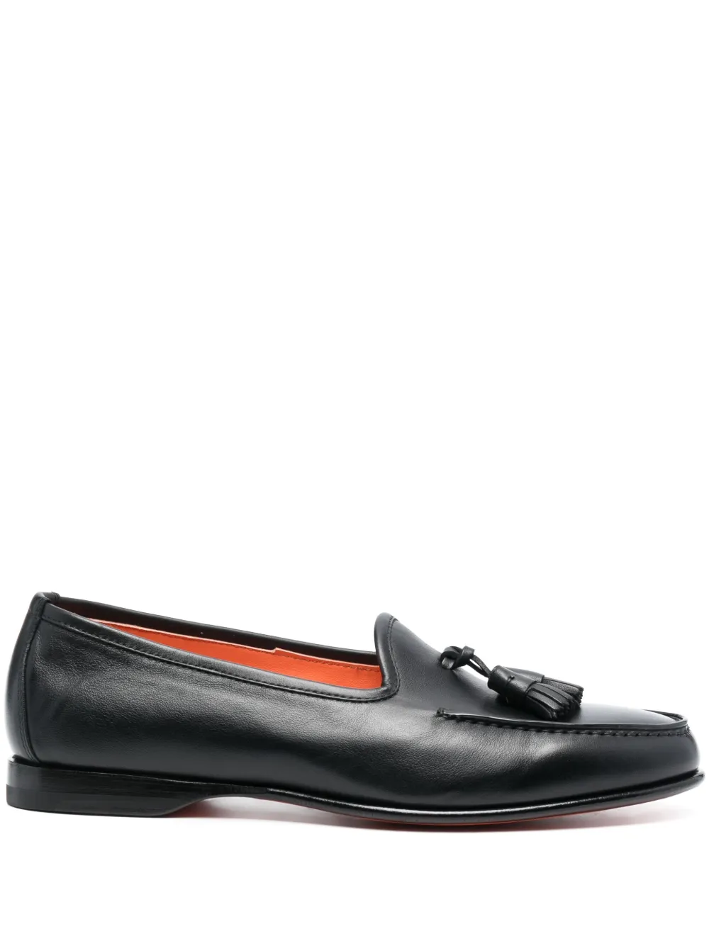 

Лоферы Andrea с кисточками Santoni, черный