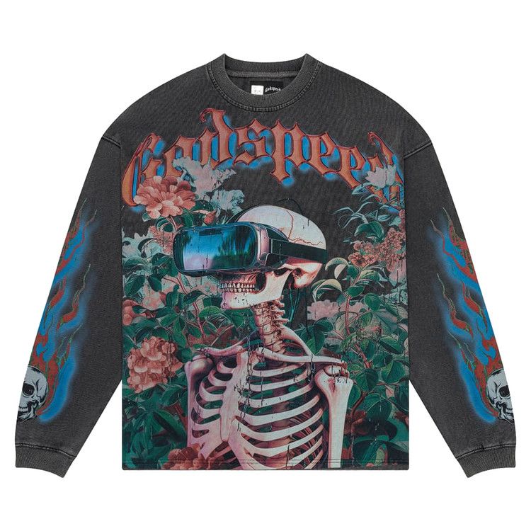 

Лонгслив Godspeed Vision Flowers Long-Sleeve Thermal, Grey Washed