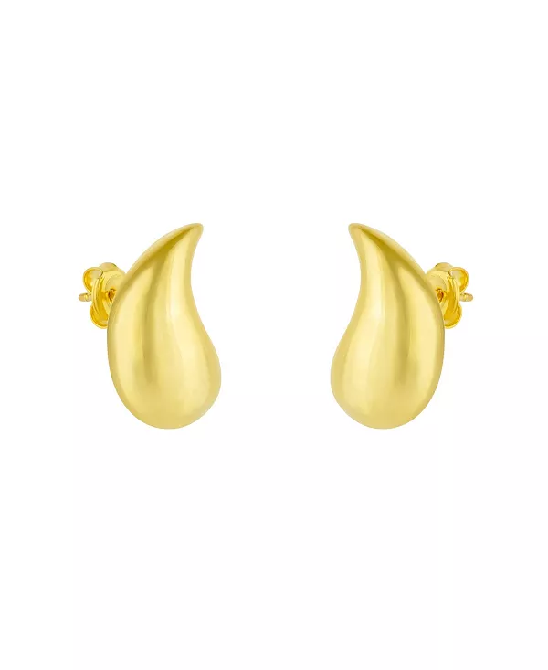 

Серьги-Капли в форме груши из стерлингового серебра Spero London, gold