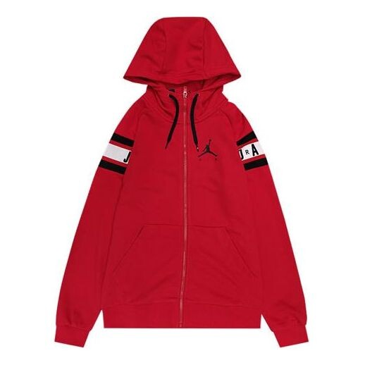 

Куртка Air Jordan Knit Breathable Athleisure Casual Sports Jacket Red, красный
