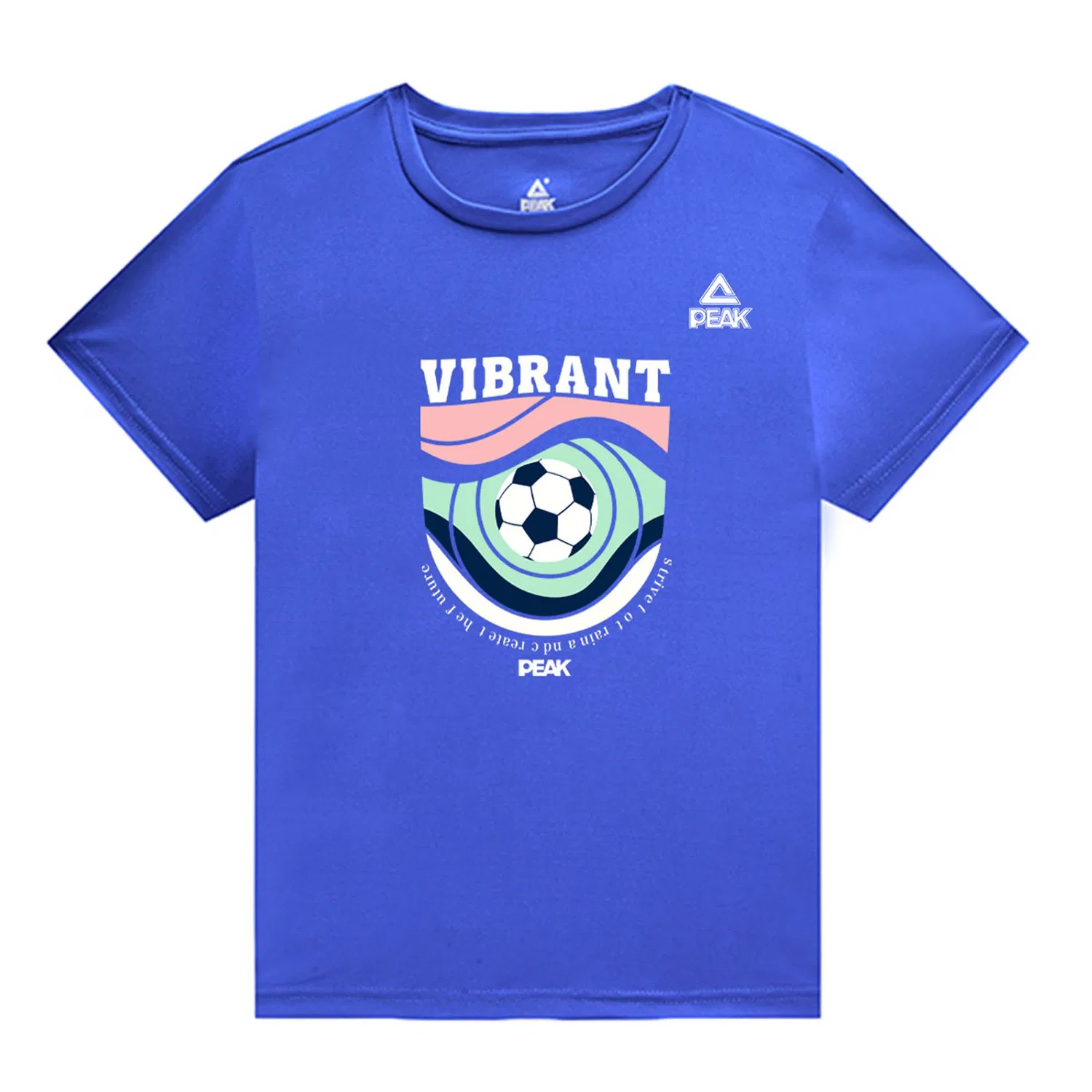 Футболка унисекс PEAK Colorful Blue