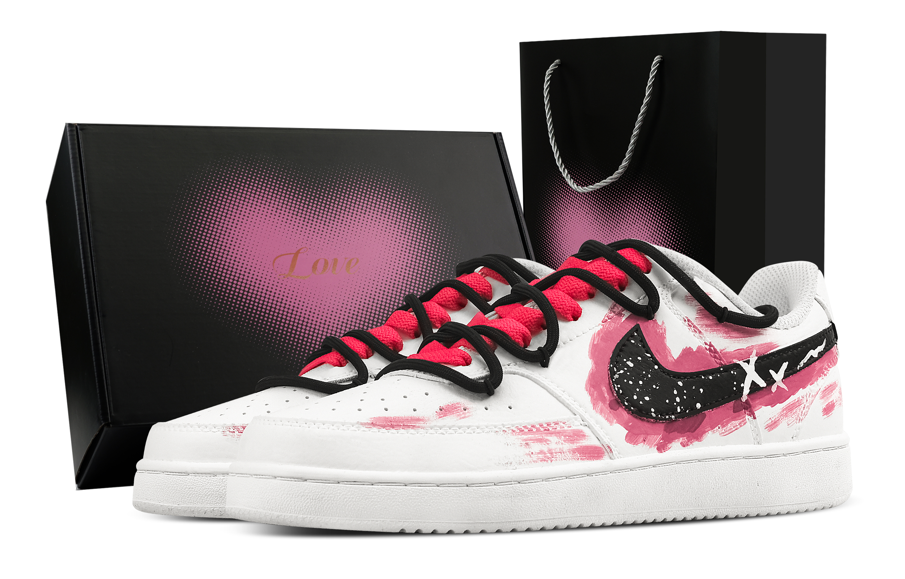 

Nike Кроссовки Court Vision 1 Summer Dopamine Dressing с низким верхом, устойчивые к истиранию, мужские, розовые