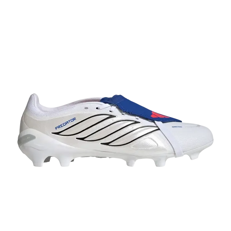 Футбольные бутсы Adidas Predator League Fold Over Tongue FG 'Cloud White Zero Metallic Royal Blue'