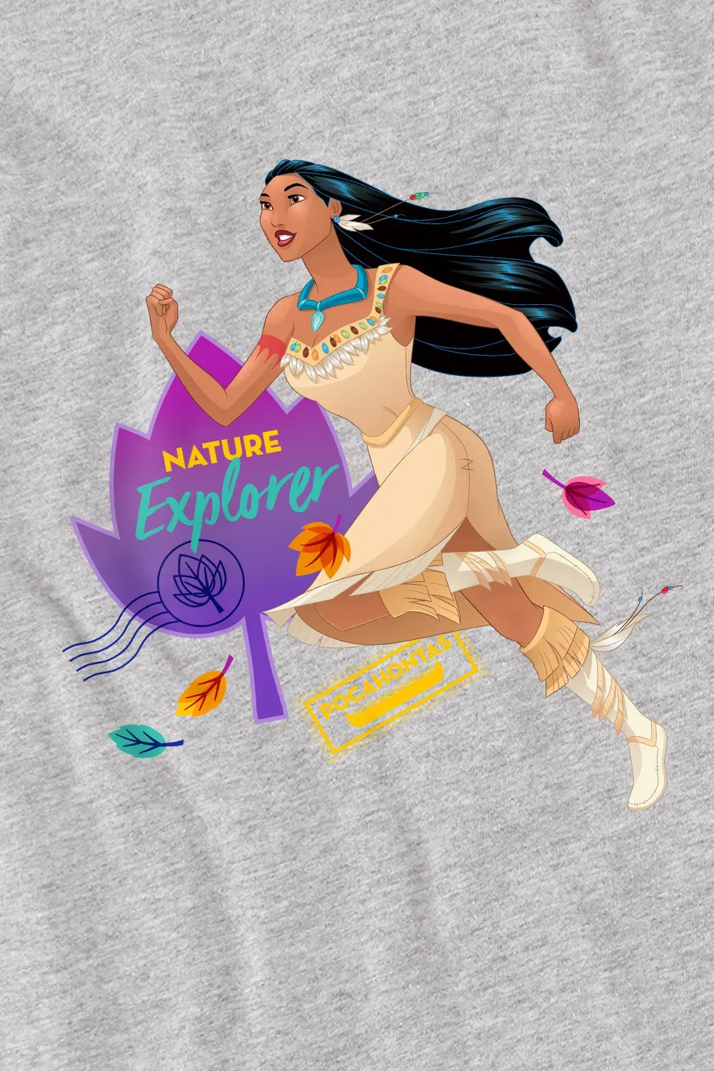 Футболка детская Pocahontas Disney, светло-серый — фото 2