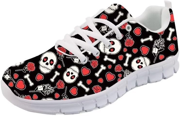 

Кроссовки Forchrinse с милым рисунком мопса, спортивные, для бега и занятий в спортзале, унисекс, легкие, на шнуровке, спортивные кроссовки, Skeleton