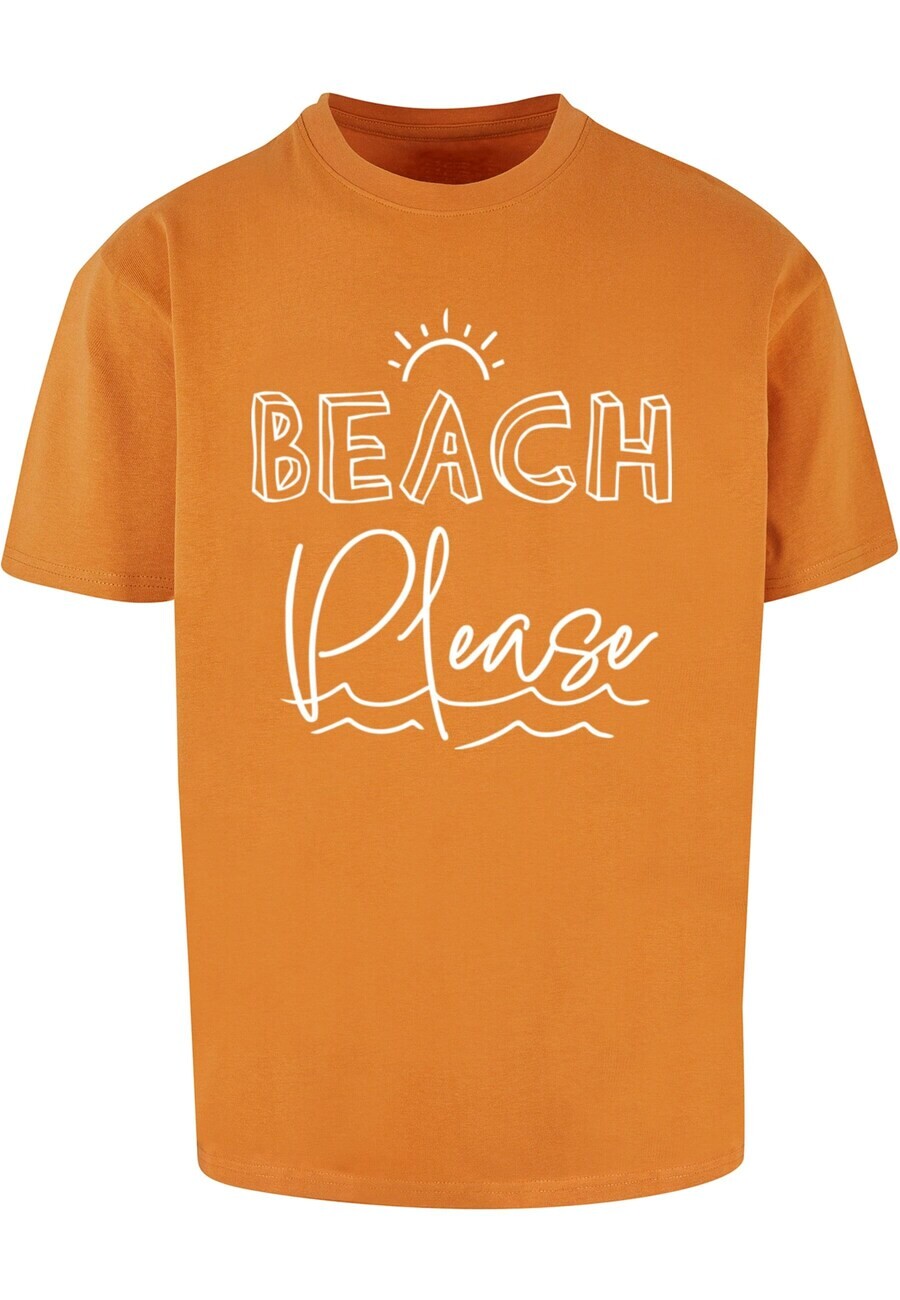 

Футболка Merchcode BEACH PLEASE, оранжевый