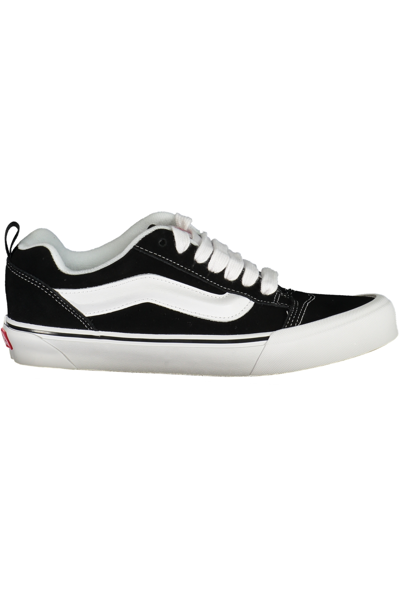 

Кроссовки мужские Vans с белыми шнурками, черный
