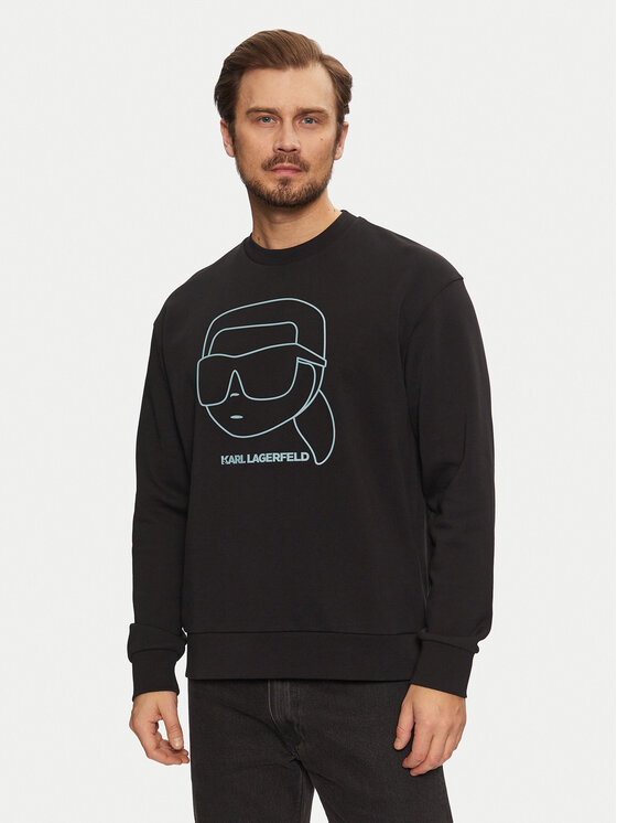 

Толстовка обычного кроя 705176 551900 Karl Lagerfeld, черный