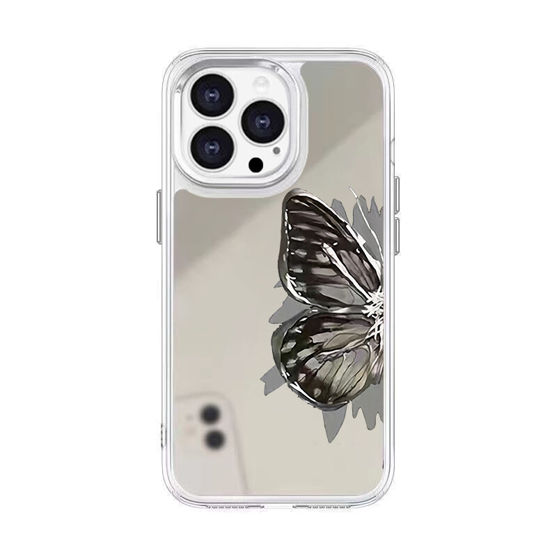 

Чехол для телефона Victory Charge, Mirror Shell-Silver Plating 0-Left Butterfly