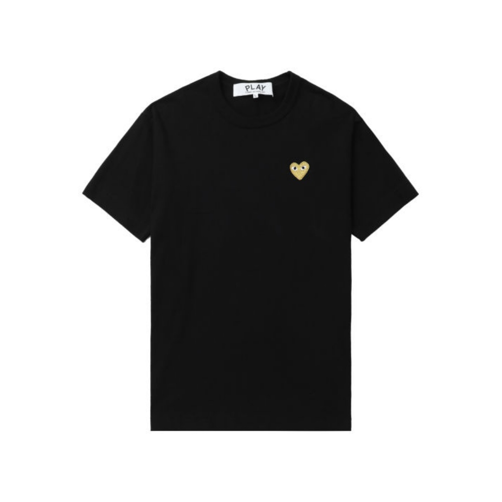 

CDG Play Футболка Unisex Black с круглым вырезом и умеренно прямым кроем, Черный, CDG Play Футболка Unisex Black с круглым вырезом и умеренно прямым кроем